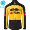 Maillot Cyclisme 2021 Team Jumbo-Visma Hiver Thermal Fleece N005